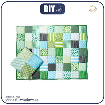 KOCYK PATCHWORK - DINOZAURY