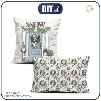 PODUSZKI DEKORACYJNE - SNOW (ZIMA W MIEŚCIE)