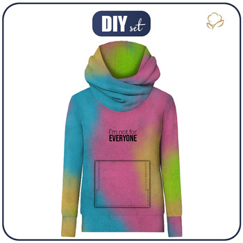 BLUZA HYDROFOBOWA UNISEX - I"M NOT FOR EVERYONE - zestaw do uszycia
