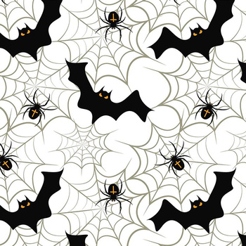 HALLOWEEN / B-00 biała - single jersey z elastanem TE210