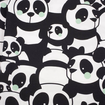 PANDY / mięta - single jersey z elastanem