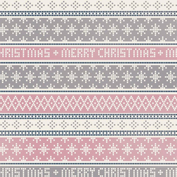 MERRY CHRISTMAS wz. 1 (NORWESKIE WZORY) - single jersey z elastanem