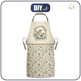 FARTUSZEK - SPRING FLOWERS WZ. 4 - zestaw do uszycia- tkanina wodoodporna