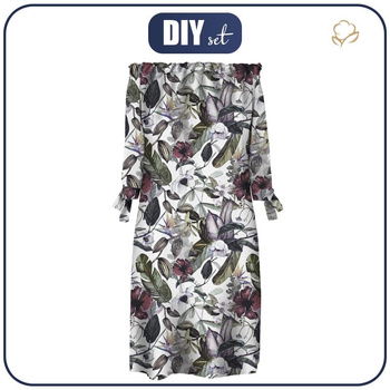 SUKIENKA HISZPANKA "CARMEN" - RAJSKIE KWIATY -  zestaw do uszycia