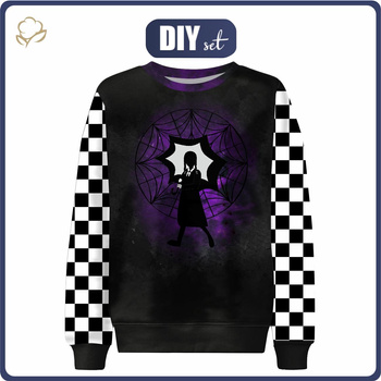 DZIECIĘCA BLUZA (NOE) - WEDNESDAY wz. 12 - zestaw do uszycia