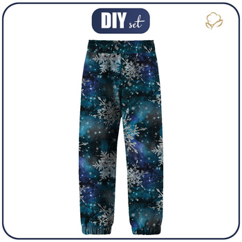 DZIECIĘCE SPODNIE Z SOFTSHELLU (YETI) - WINTER GALAXY WZ. 2 - zestaw do uszycia (122/128)