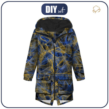 PARKA MĘSKA (TOM) - NEON SCRIBBLE wz. 3 - zestaw do uszycia