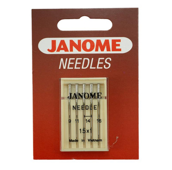 Igły JANOME do tkanin kpl. 5 szt - MIX