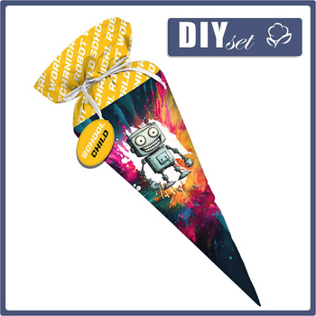 Rożek na słodycze TYTA - ROBOT WZ.8 - zestaw do uszycia