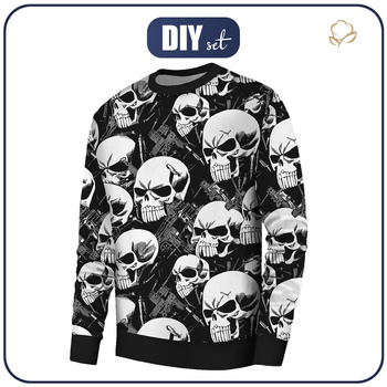 MĘSKA BLUZA (OREGON) BASIC - BAD SKULLS - zestaw do uszycia