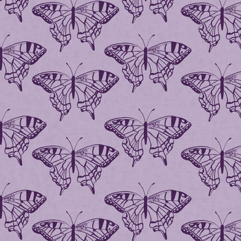 MOTYLE / purpurowy (PURPUROWE MOTYLE) - single jersey z elastanem
