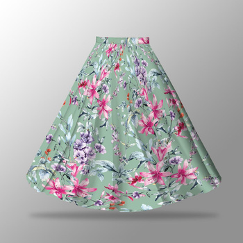 SPRING MEADOW wz. 3 - panel na spódnicę "MAXI" - krepa