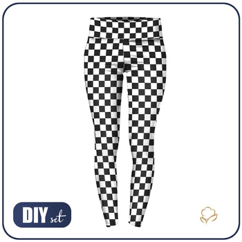 LEGGINSY SPORTOWE - CLASSIC CHECK - zestaw do uszycia