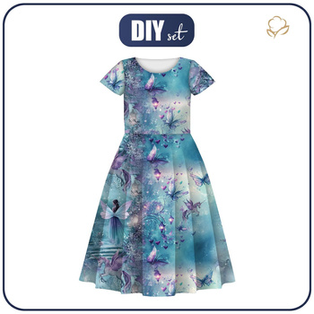 Dziecięca sukienka “Mia” - FAIRY WORLD WZ.6 - zestaw do uszycia