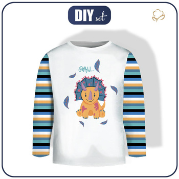 Longsleeve - TRICERATOPS / GRRW - zestaw do uszycia
