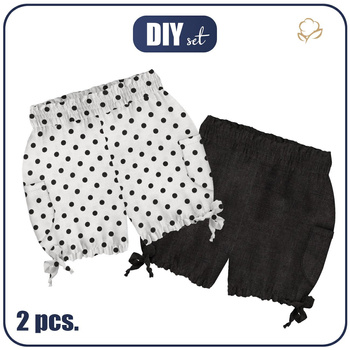 2PACK - DZIECIĘCE SZORTY PUMPY - WZÓR 3 - zestaw do uszycia