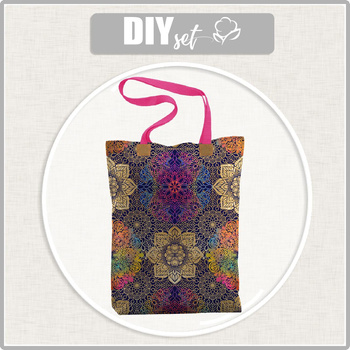 SHOPPERKA - MANDALA WZ. 2 - tkanina wodoodporna - zestaw do uszycia