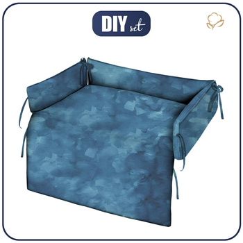 LEGOWISKO DLA ZWIERZĄT - KAMUFLAŻ wz. 2 / granatowy - zestaw do uszycia