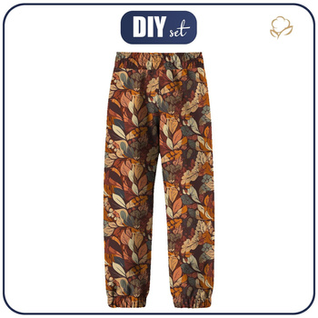 DZIECIĘCE SPODNIE Z SOFTSHELLU (YETI) - AUTUMN TIME WZ. 4 - zestaw do uszycia (158/164)