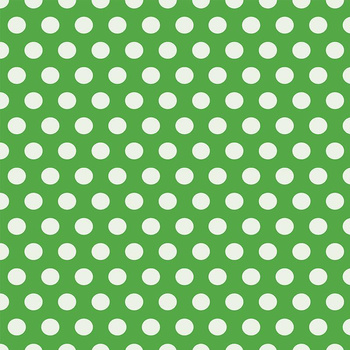 GROSZKI BIAŁE / zielony - single jersey z elastanem