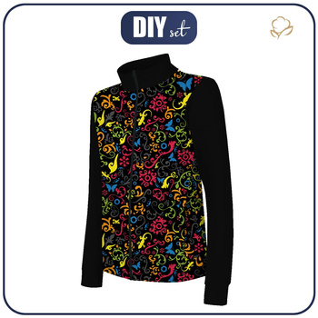 BLUZA ROZPINANA (MAX) - ETNO KOLOR - DIY set