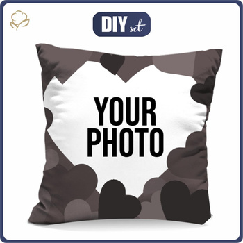 POLŠTÁŘ 45x45 - S VLASTNÍM POTISKEM 1 - voděodolná tkanina - Sada šití
