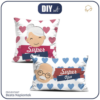 OZDOBNÉ POLŠTÁŘE - SUPER OMA / SUPER OPA vz. 1