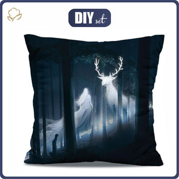 POLŠTÁŘ 45x45 - SEN BESTIE - voděodolná tkanina - přední + zadní strana