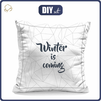 POLŠTÁŘ 45x45 - WINTER IS COMING - přední + zadní strana