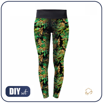 Sportovní legíny - FLORAL Vz. 6