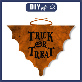 Pláštěnka - TRICK OR TREAT / rozměr pro výběr