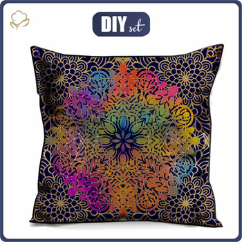 POLŠTÁŘ 45x45 - MANDALA VZ. 2 - přední + zadní strana