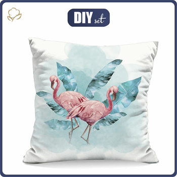 POLŠTÁŘ 45x45 - PLAMENY vz. 2 - přední + zadní strana