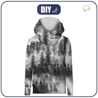 BLUZA Z KAPTUREM UNISEX (HYDRA) - CIEMIENIAKI - zestaw do uszycia (158/164)