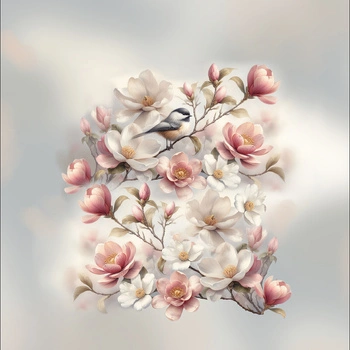 PASTEL BLOOM WZ. 2 - panel (75cm x 80cm)