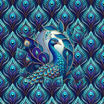 Stained Glass Night vz. 37 - PANEL (60cm x 50cm)