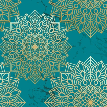 MANDALA vz. 5 / Smaragdově zelená