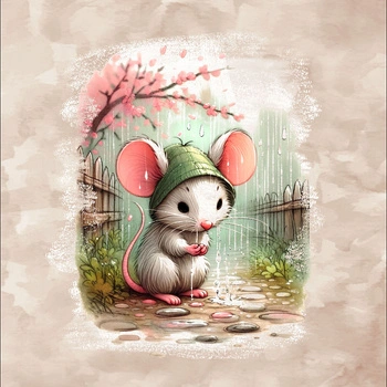 CUTE MOUSE - PANEL (60cm x 50cm)