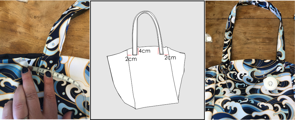 Torba XL składana 2w1 + saszetka