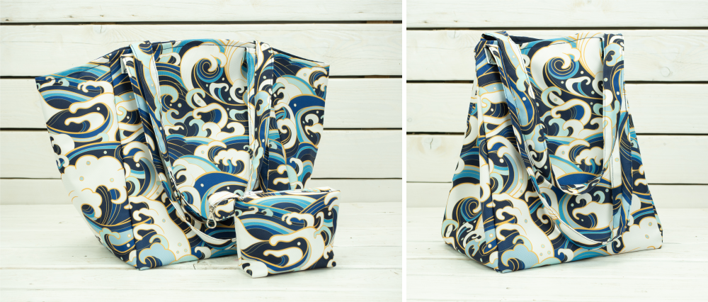 Torba XL składana 2w1 + saszetka