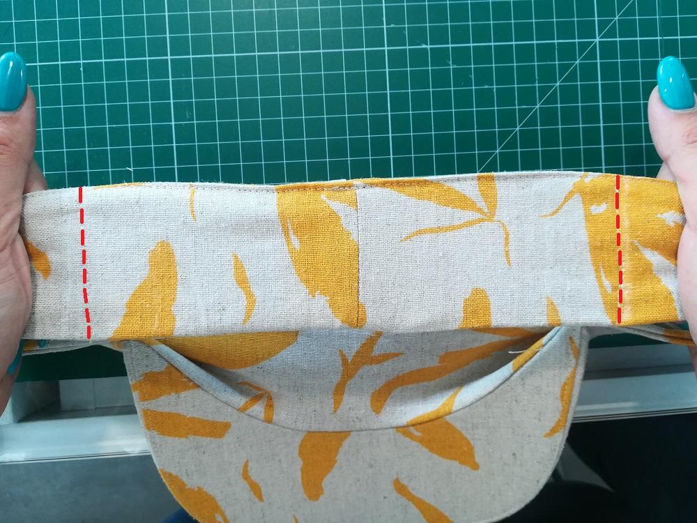 Opaska z daszkiem opaska