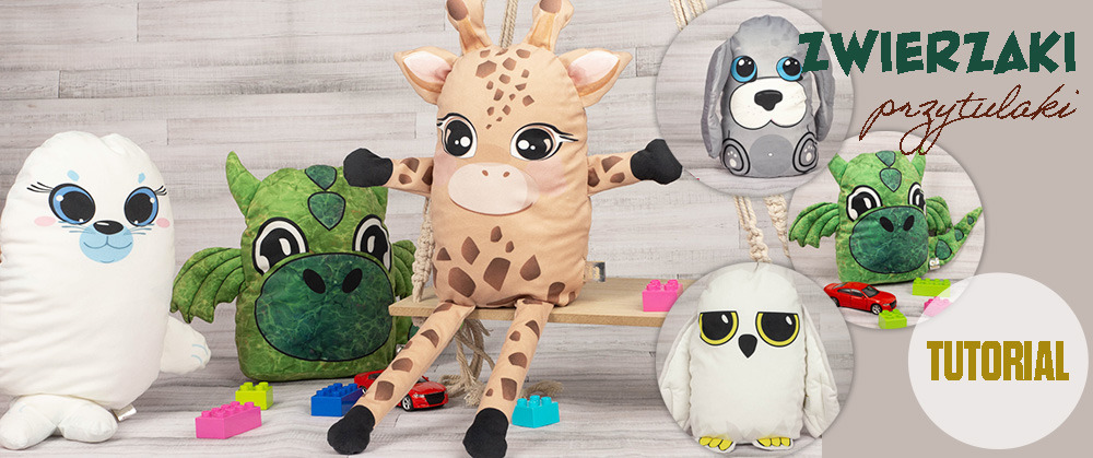 Zwierzaki przytulaki - zestawy DIY