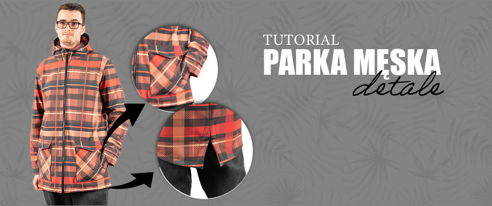 Parka męska - detale