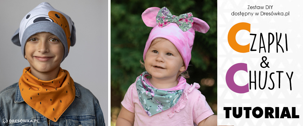 Dziecięca czapka i chusta