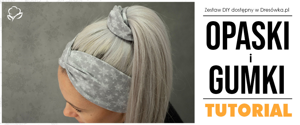 Opaska i gumka scrunchie