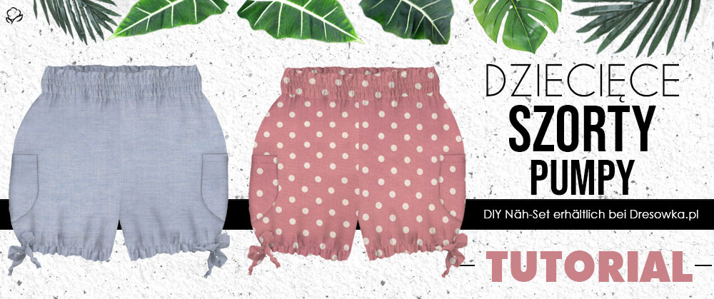 Dziecięce szorty pumpy