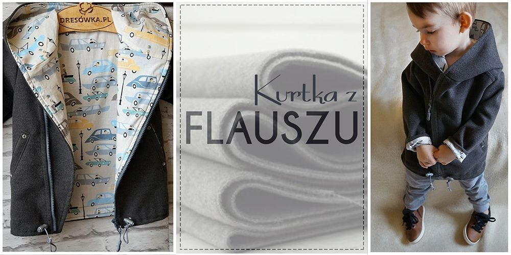 Kurtka dziecięca z flauszu