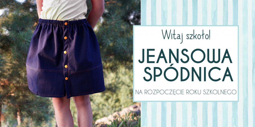 Jeansowa spódnica