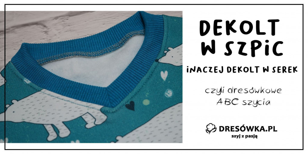Dekolt w szpic (w serek)