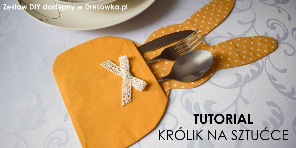 Królik na sztućce- tutorial do zestawu DIY